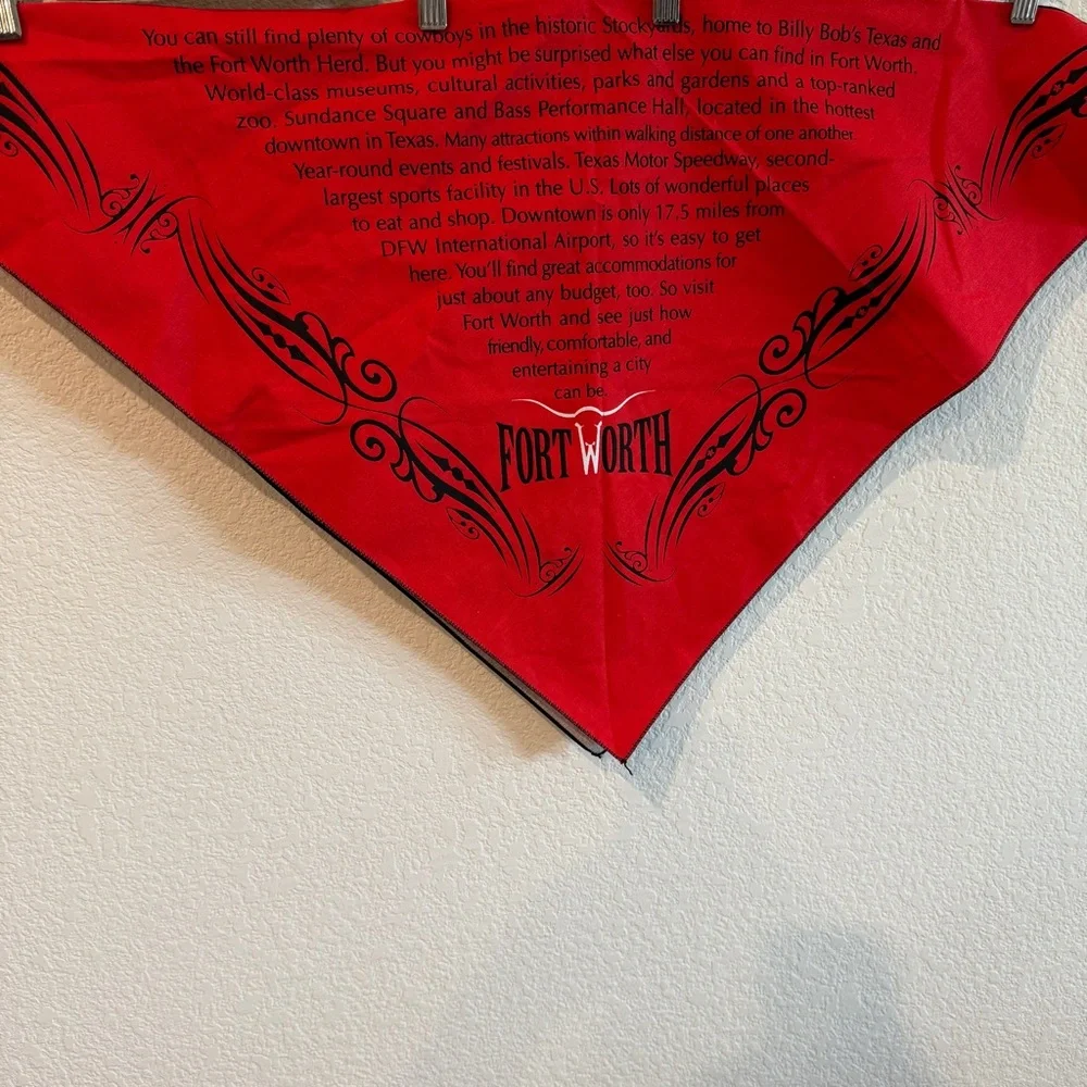 🆕 Luxurious Western Heritage Bandana – Fort Worth Collector’s Edition
